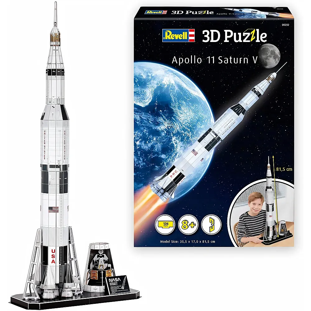 Revell 3D-Puzzle Apollo 11 Saturn V