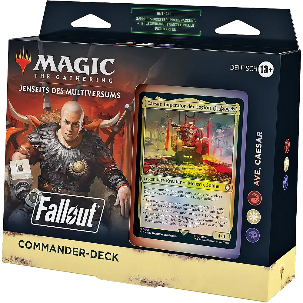 Magic The Gathering Fallout Commander-Deck - Ave Caesar - Deutsch
