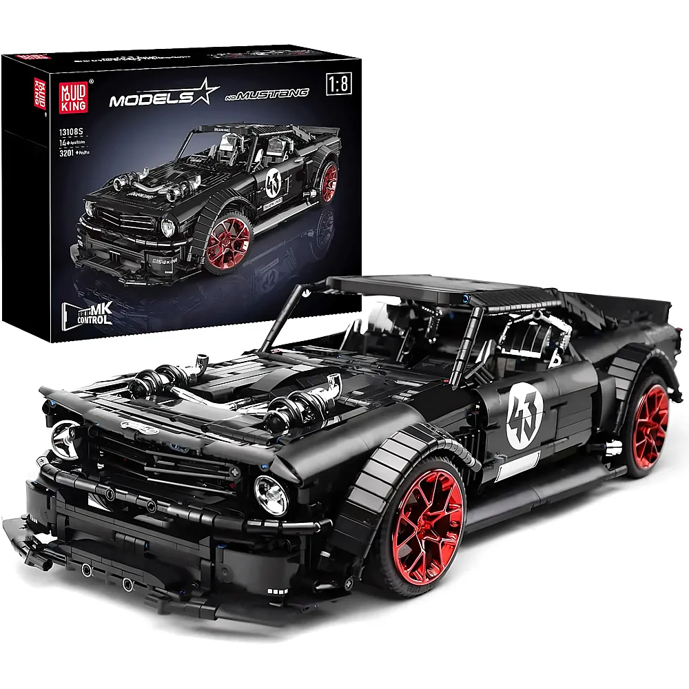 meinspielzeug - Mould King Models Sportwagen Statische Version 13108S | Klemmbausteine Fahrzeuge