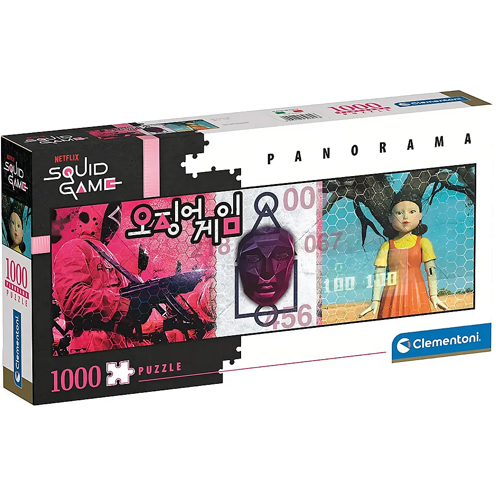 Clementoni Puzzle Panorama Squid Game - 1000 Teile