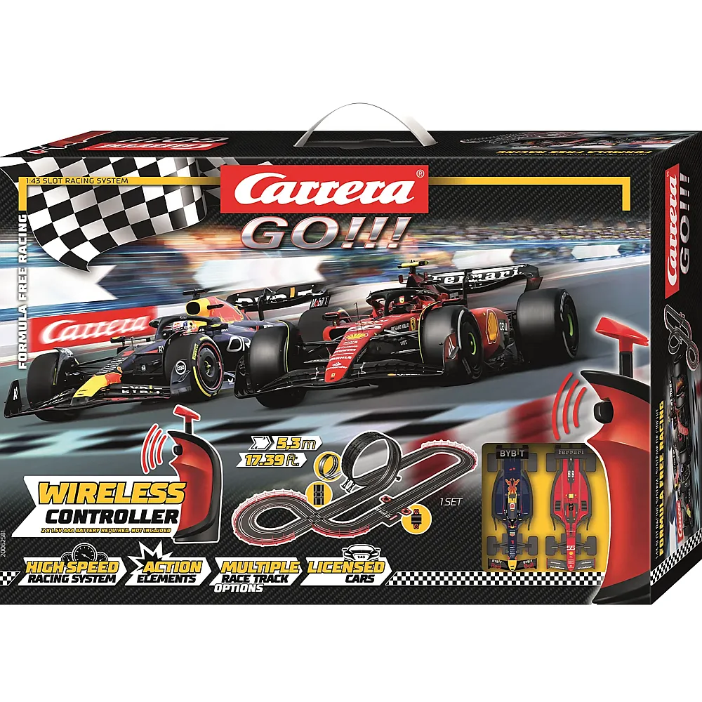 Carrera Go F1 Formula Free Racing Wireless 5,3m