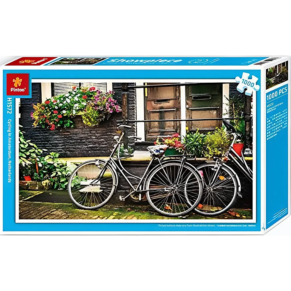 Pintoo Puzzle Plastic Puzzle-Netherlands, Amsterdam Bicycles 1000Teile