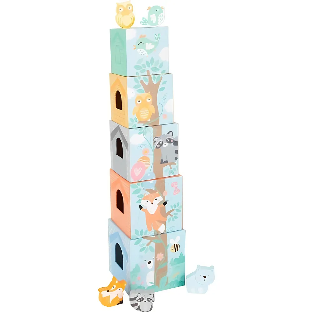 small foot Stapelw�rfel Pastell - 10 Teile