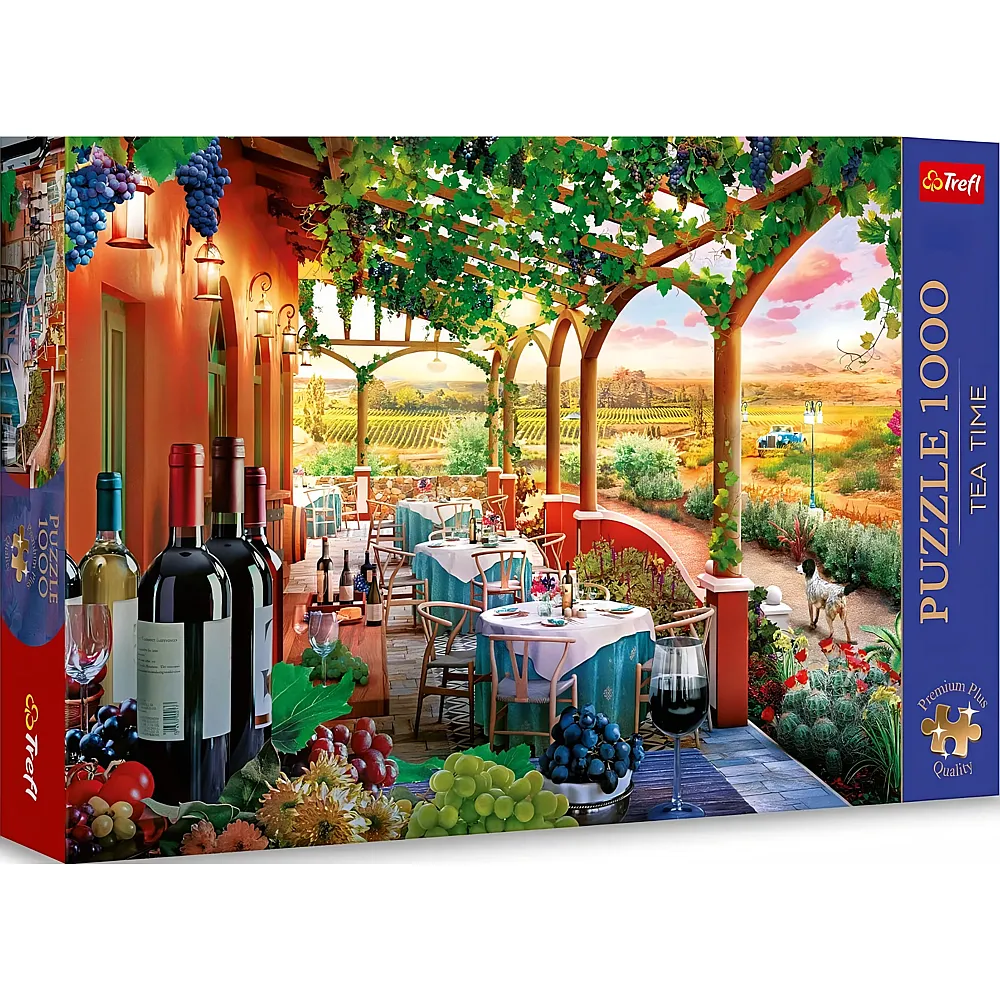 Trefl Puzzle Tea Time Italienischer Weinberg 1000Teile