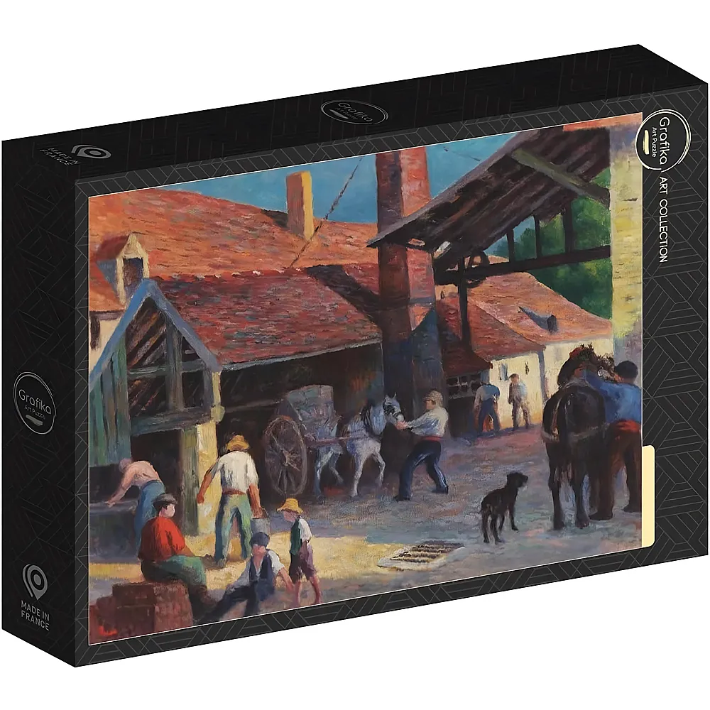 Grafika Puzzle Art Collection Maximilien Luce La Briqueterie, 1908 - 1000 Teile
