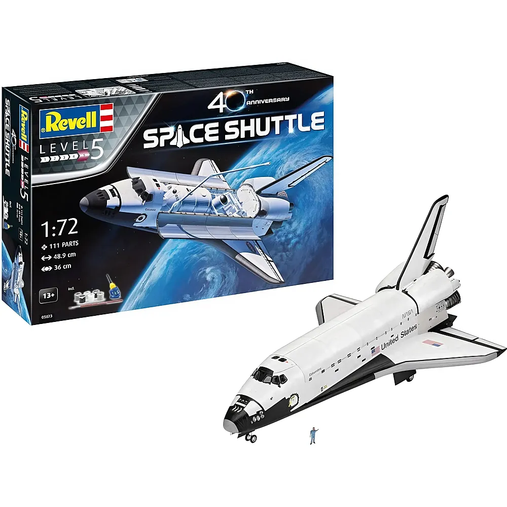 Revell Level 5 NASA Geschenkset Space Shuttle, 40. Jahrestag
