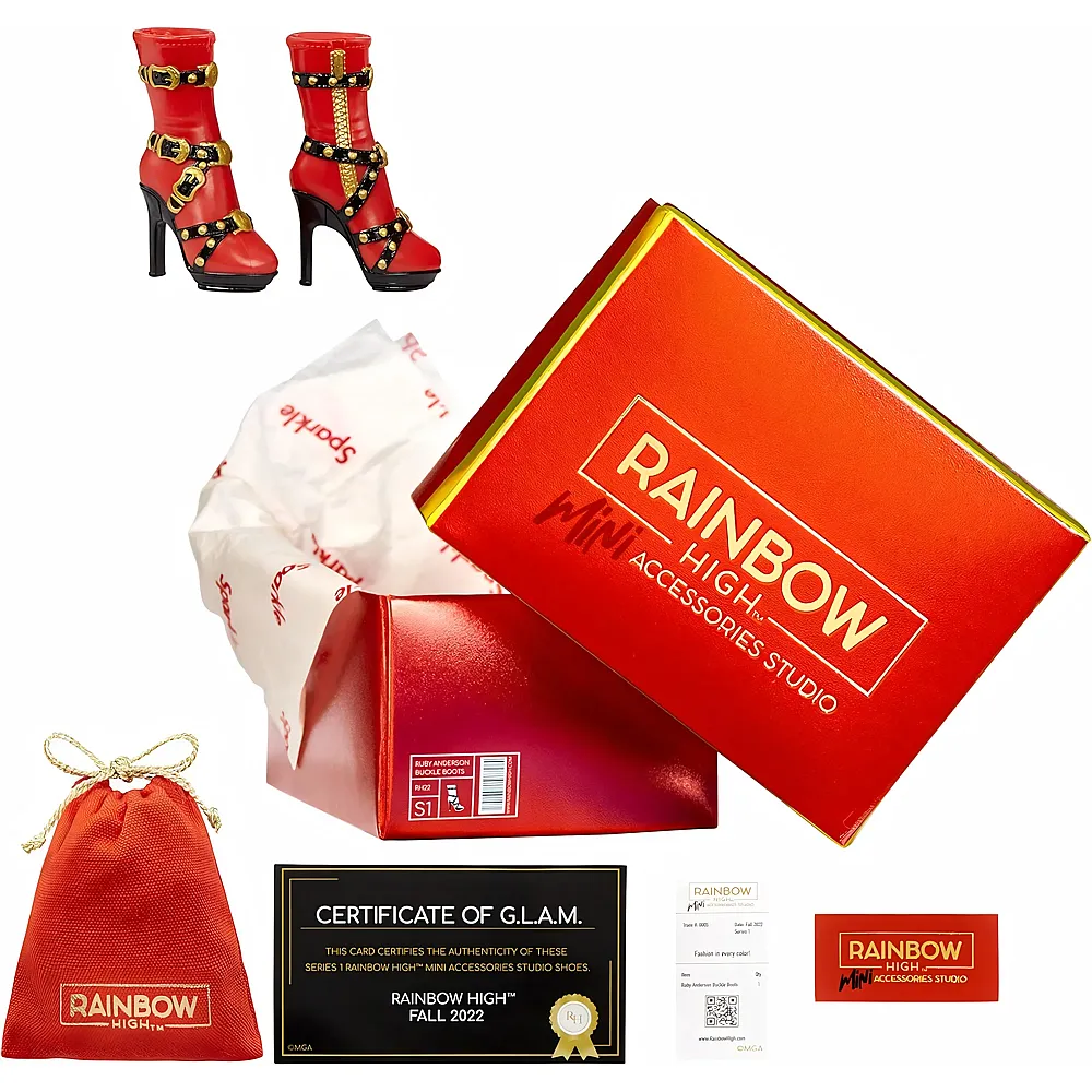 MGA Rainbow High Mini Accessories Studio Schuhe
