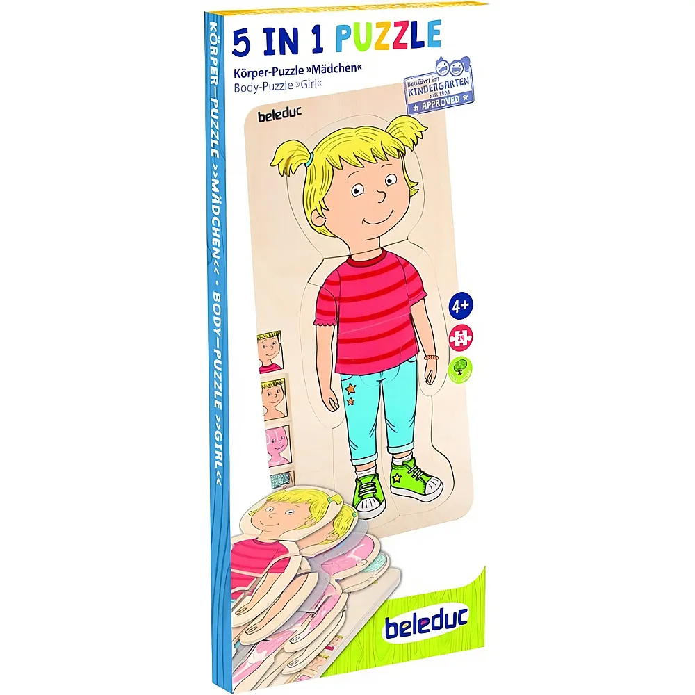 Beleduc K�rper Puzzle M�dchen 29Teile