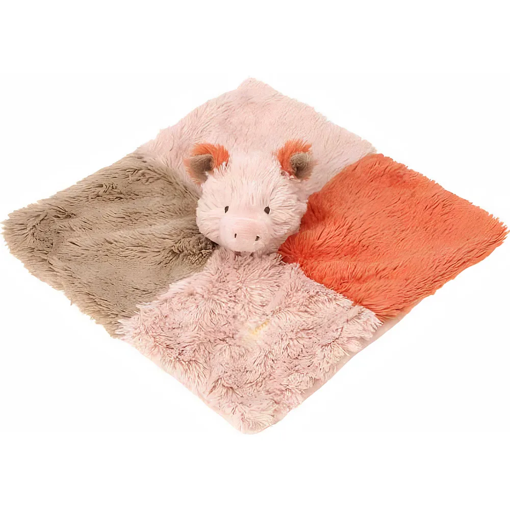 meinspielzeug - Happy Horse Schmusetuch Schweinchen Puck - 24 cm | Schmuset�cher