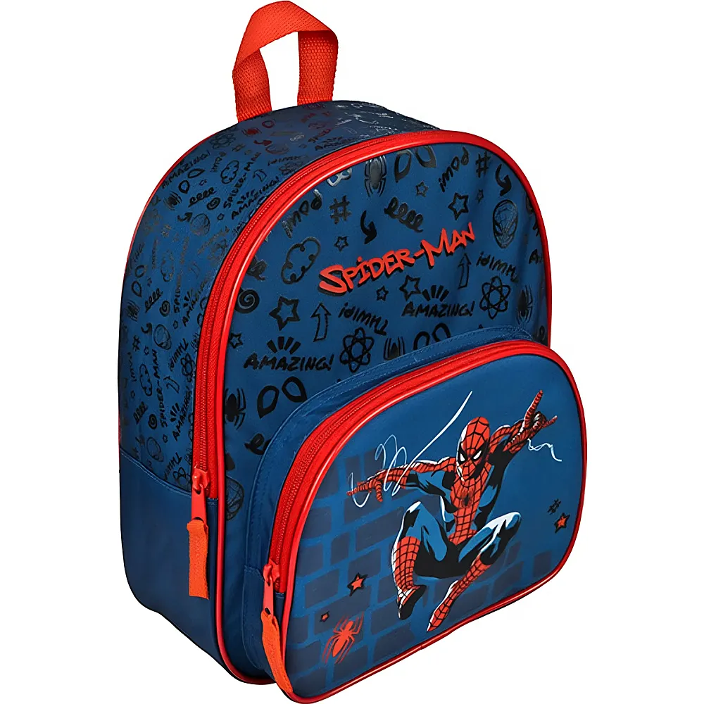 Undercover Spiderman Rucksack + Vortasche