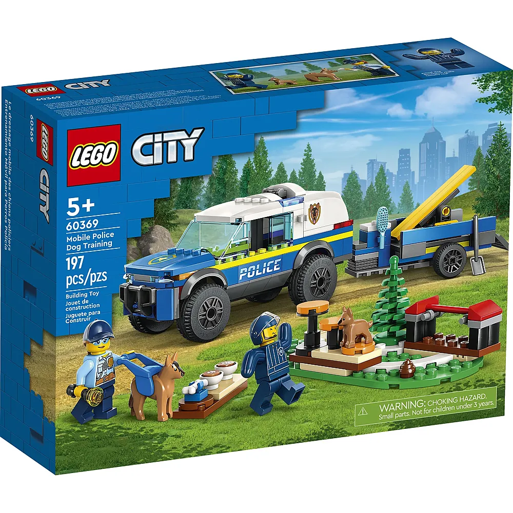 LEGO City Mobiles Polizeihunde-Training 60369