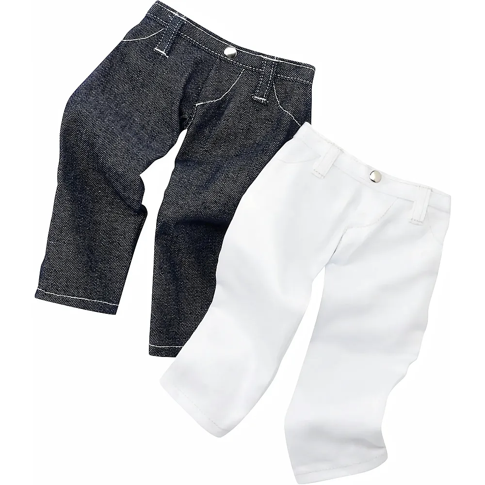 meinspielzeug - Götz Jeans blau + weiss - 45 - 50 cm | Puppenkleider