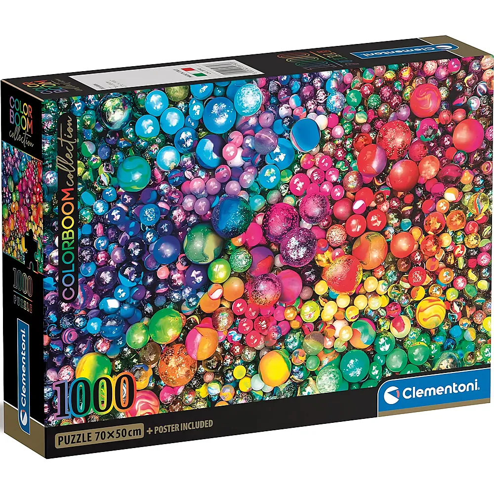 Clementoni Puzzle ColorBoom Marbles 1000Teile