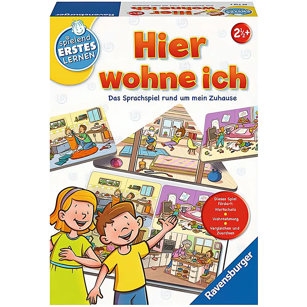 Ravensburger spielend erstes lernen Hier wohne ich