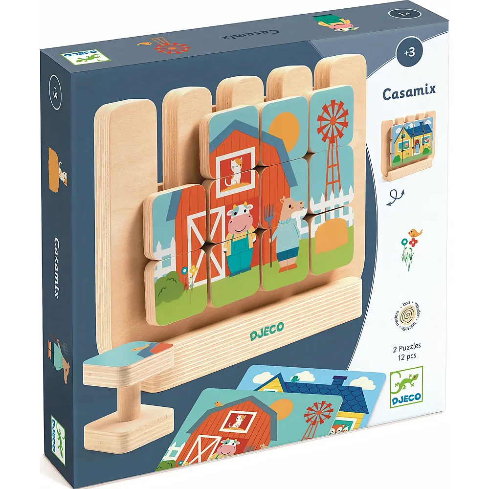 Djeco Spiele Casamix - Mehrsprachig