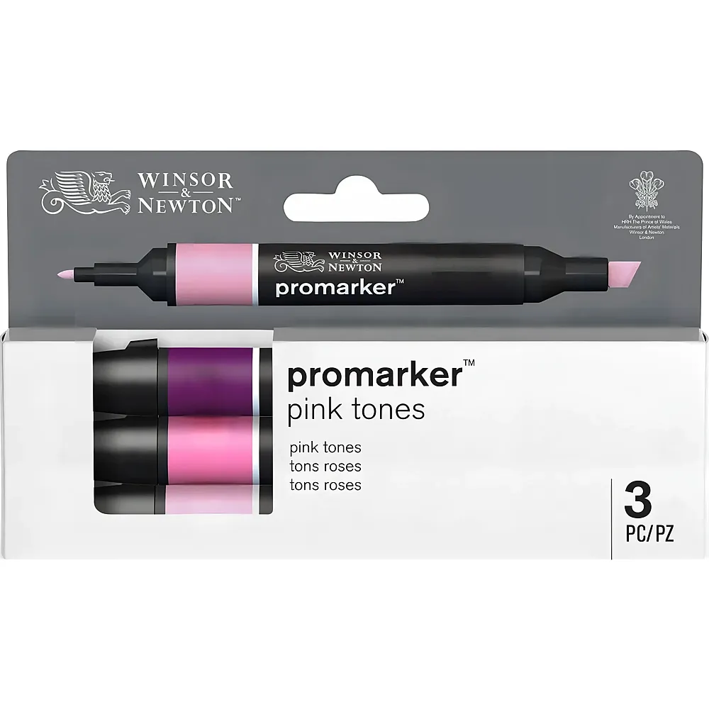 Winsor & Newton Promarker 3er Set Rosat�ne