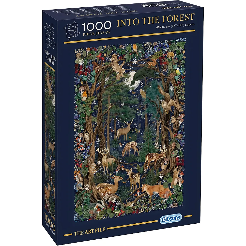 Gibsons Puzzle Die Kunstakte: In dem Wald - 1000 Teile