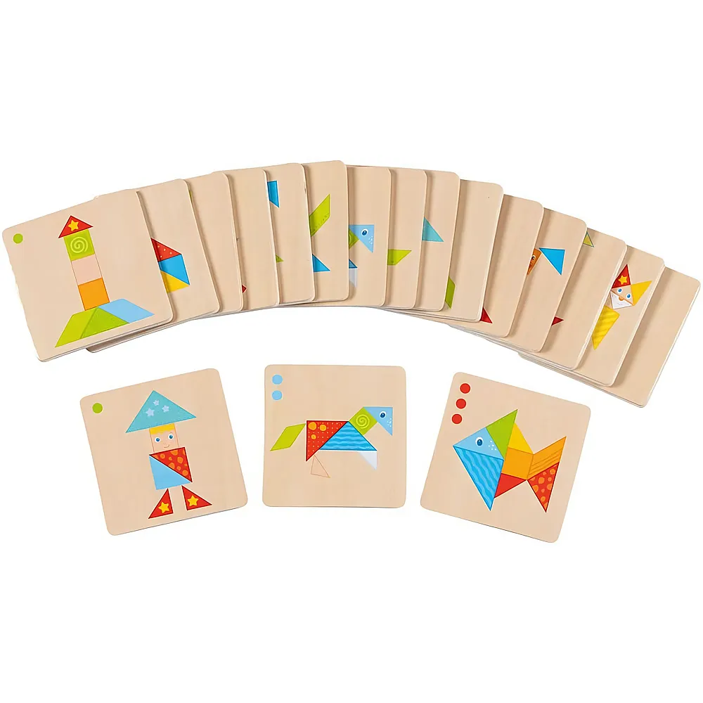 Goki Bunte Tangram Welt - 37 Teile