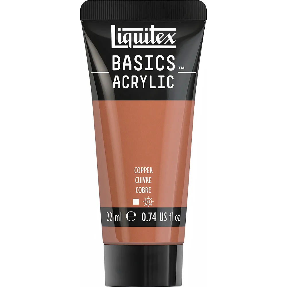 Liquitex Lqx Basics Acrylfarbe 22ml Tube Kupfer - Suche