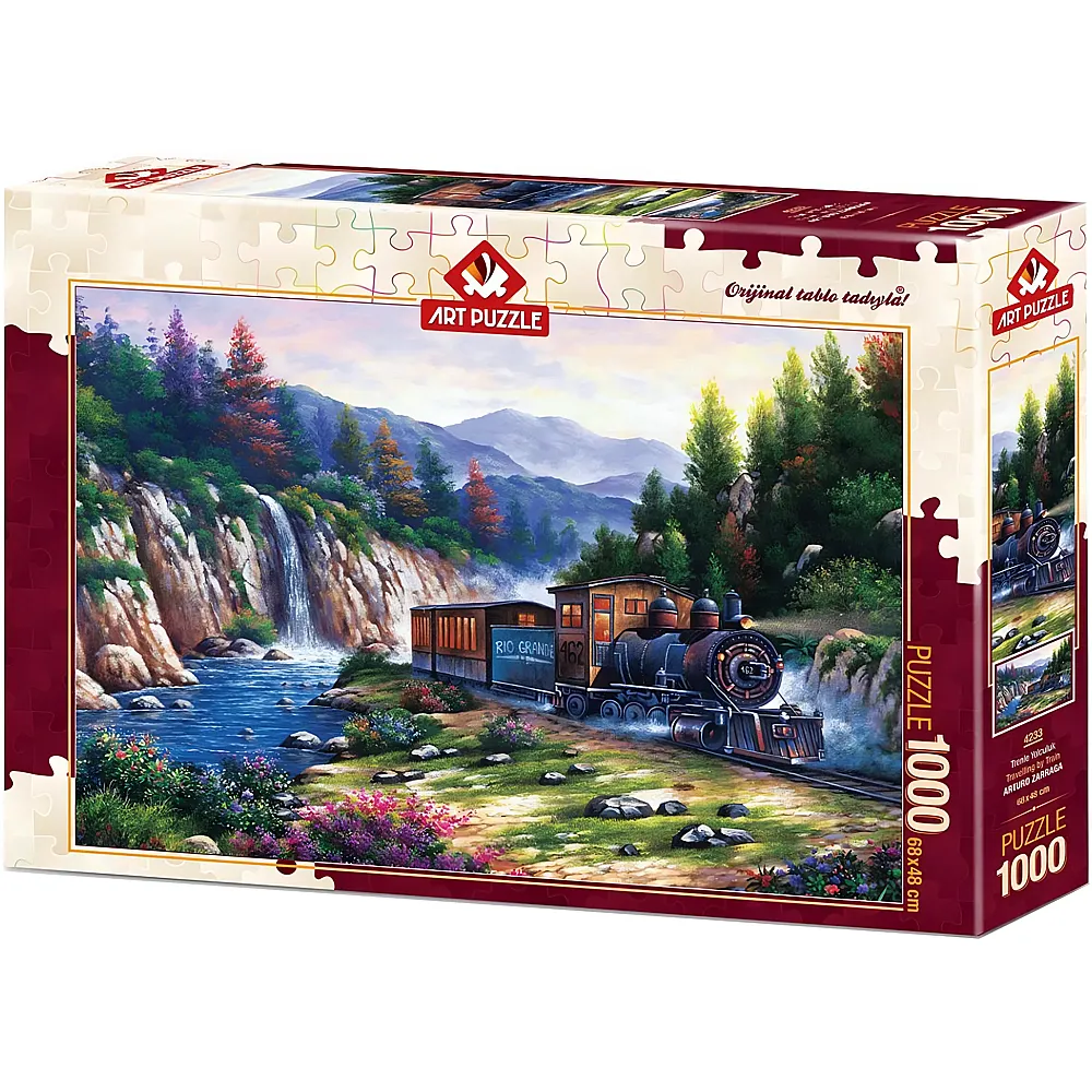 Art Puzzle Reise mit der Bahn - 1000 Teile