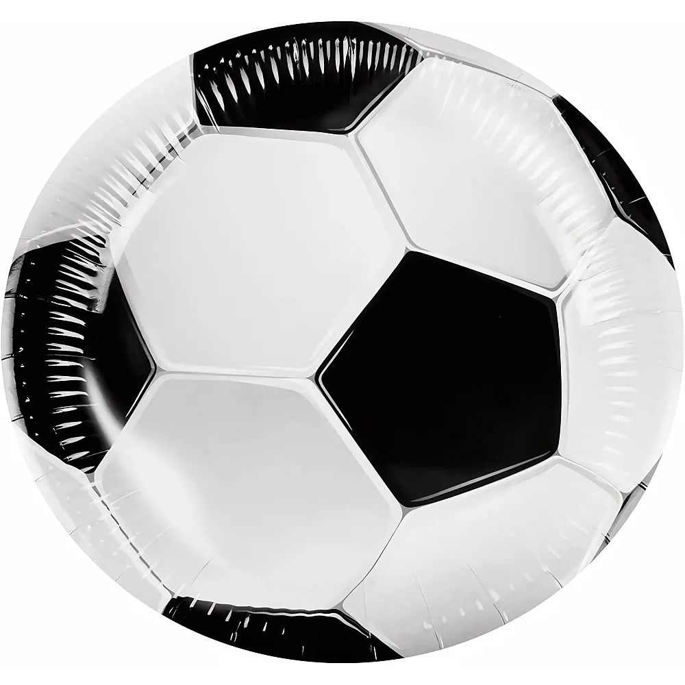 Boland Pappteller Fussball - 10 Teile