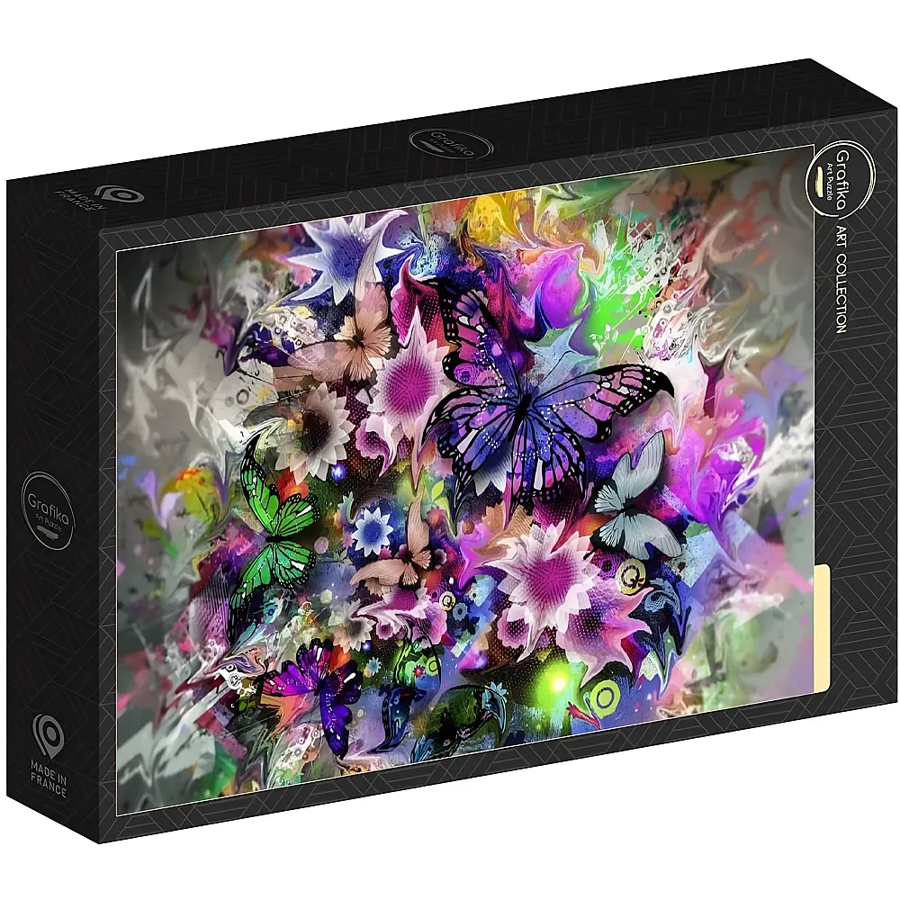 Grafika Puzzle Art Collection Fleurs et Papillons - 1000 Teile