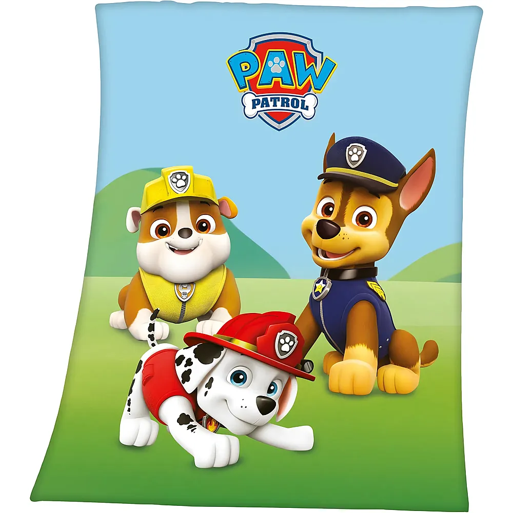 meinspielzeug - Herding Paw Patrol Kuscheldecke - 130 x 160 cm | Dekoration