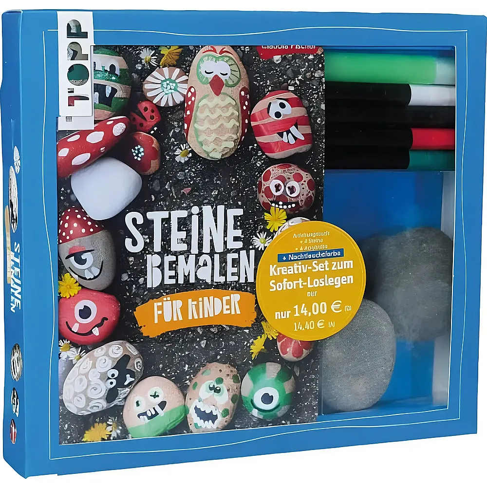 Frechverlag Topp Kreativ-Set Steine bemalen