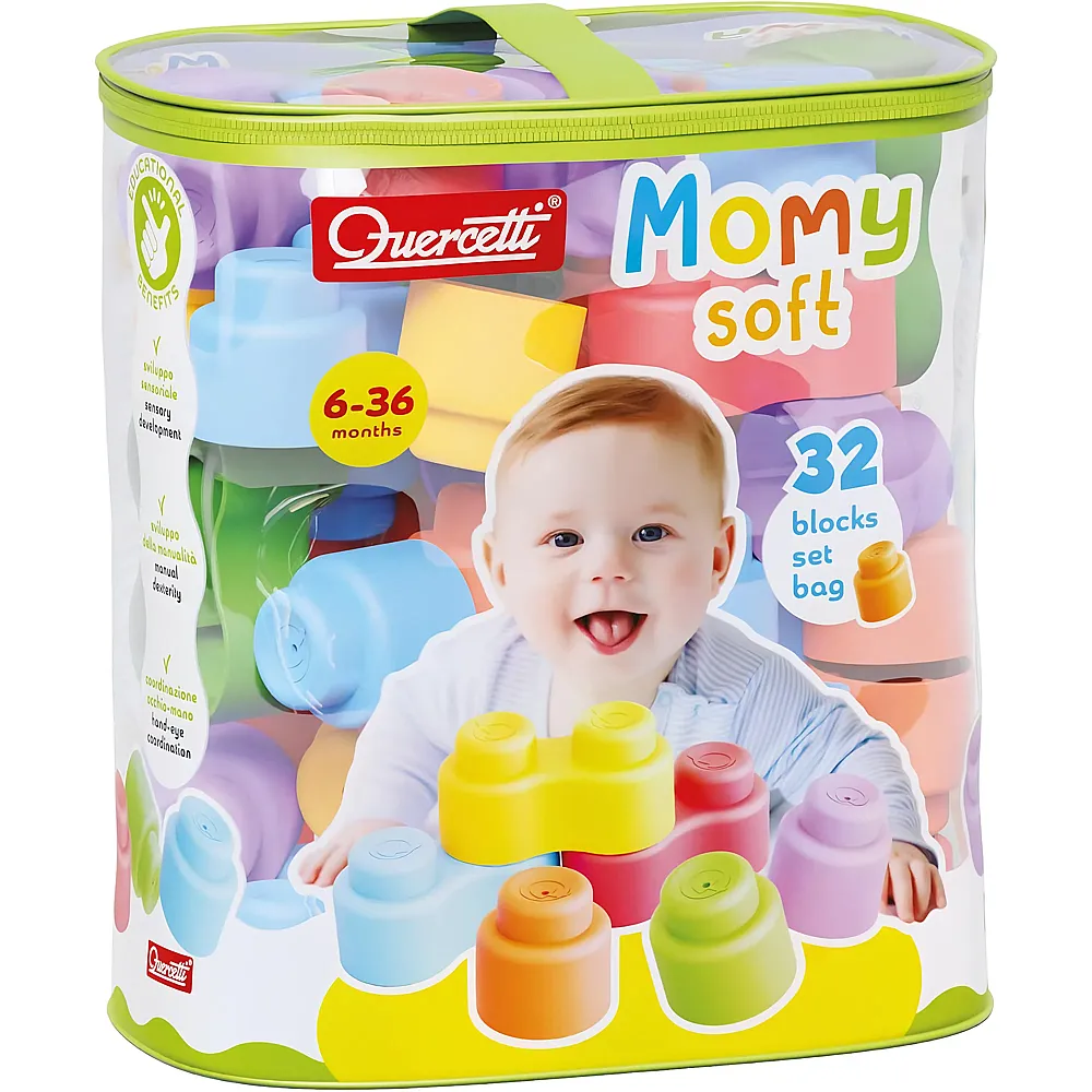 Quercetti Momy Soft-Bausteine, 32-tlg.
