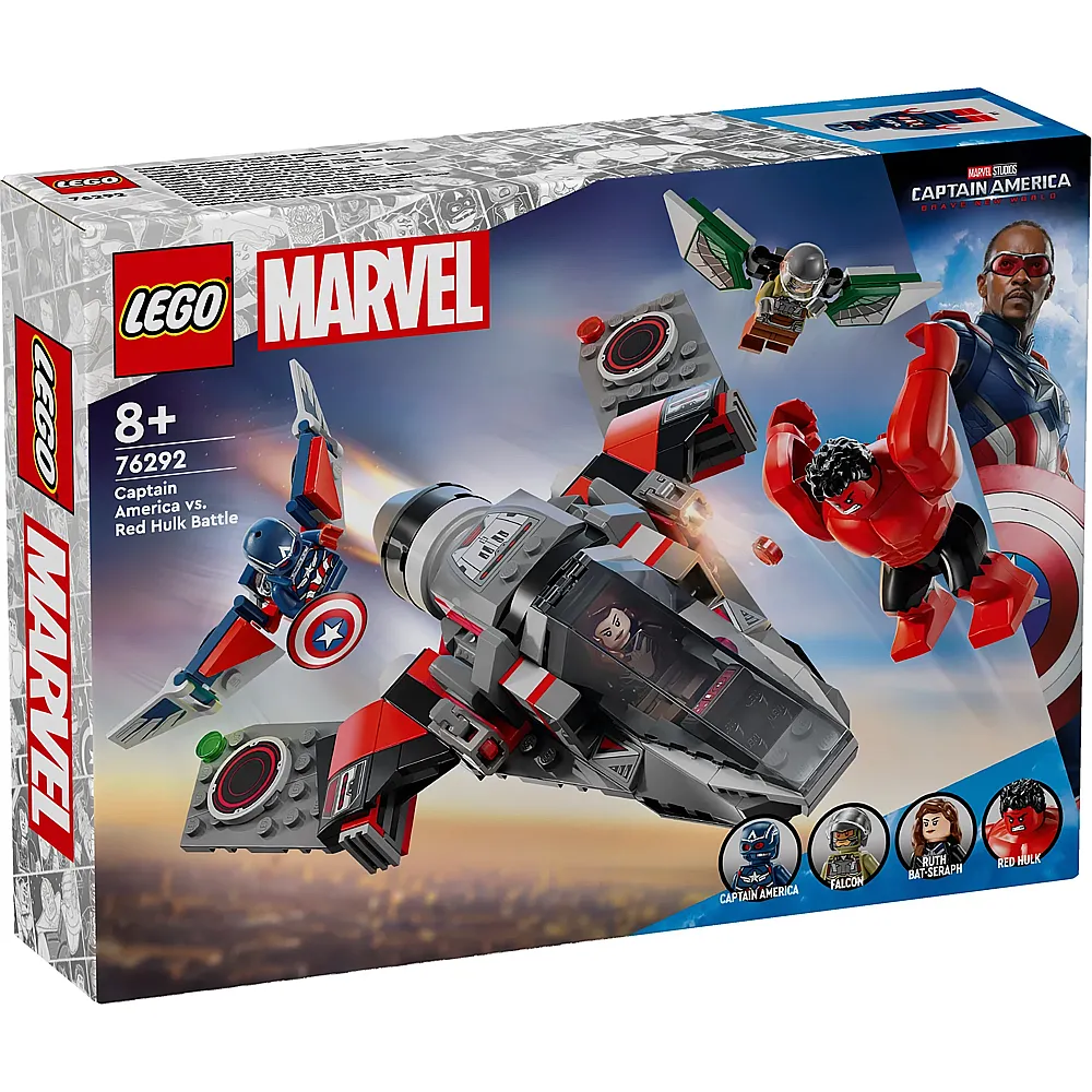 LEGO Marvel Super Heroes Avengers Showdown zwischen Captain America und Red Hulk 76292
