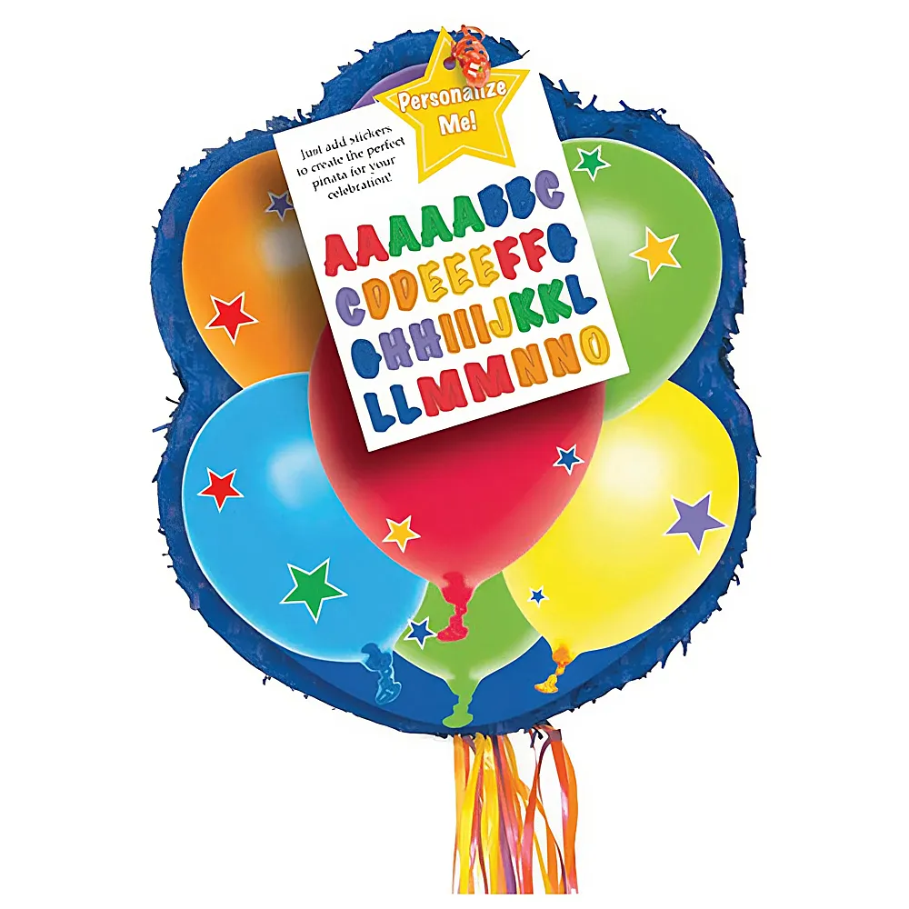 Amscan Pinata Balloons personalisierbar | Kindergeburtstag