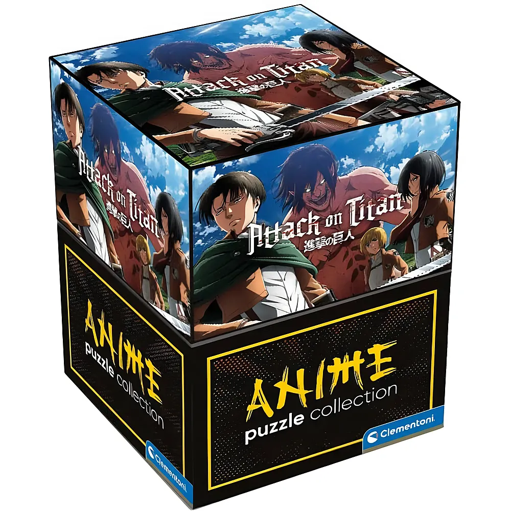 Clementoni Puzzle Anime Cube Premium Attack on Titan 500Teile