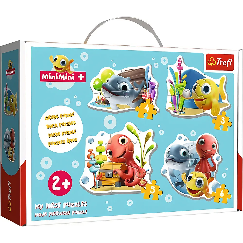Trefl 4in1 Baby Classic Fish MiniMini - 3 Teile - Kleinkind-Puzzle