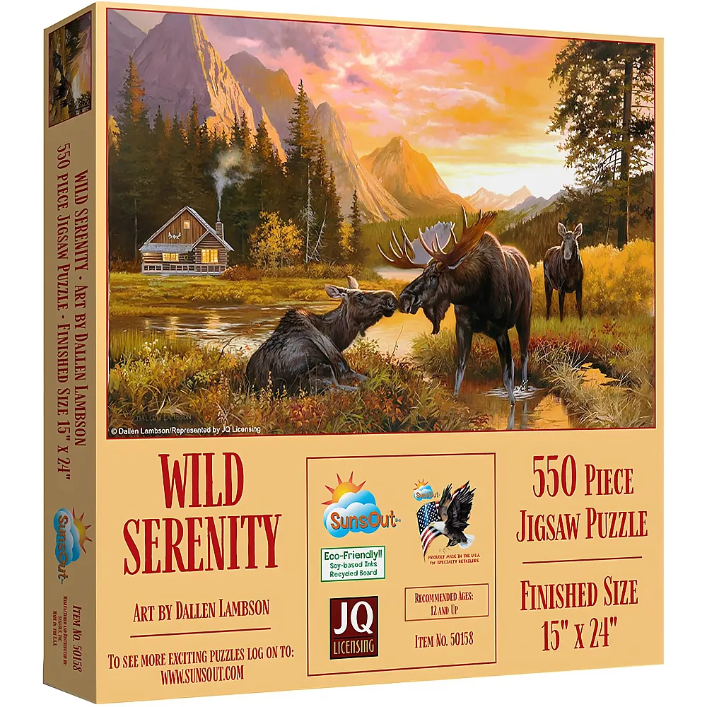 SunsOut Puzzle Dallen Lambson Wilde Gelassenheit - 550 Teile