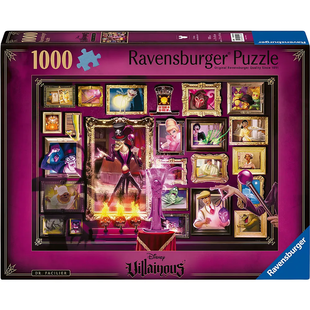 Ravensburger Puzzle Disney Villainous - Dr. Facilier - 1000 Teile