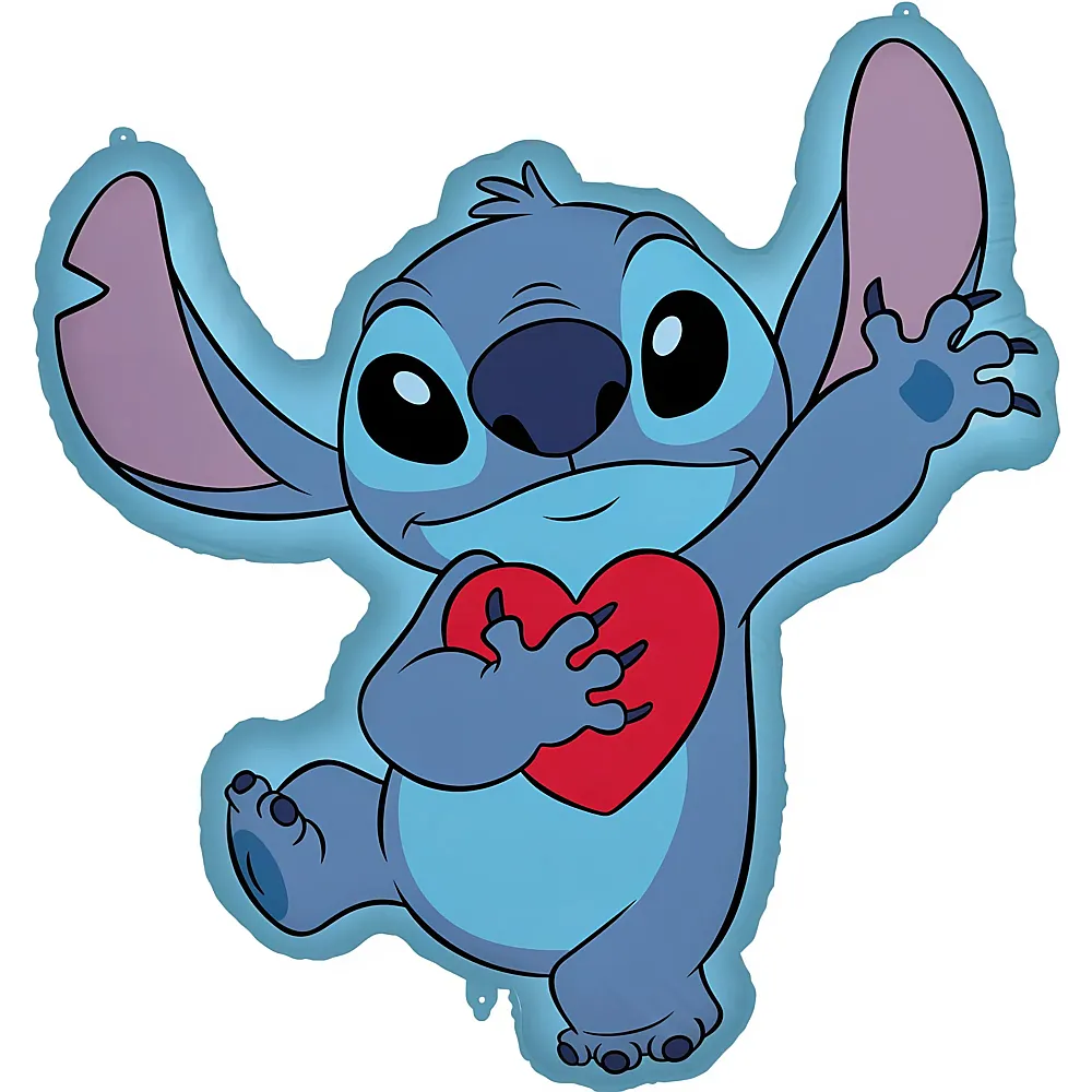 Procos Lilo & Stitch Folienballon Stitch 75x86cm mit Herz
