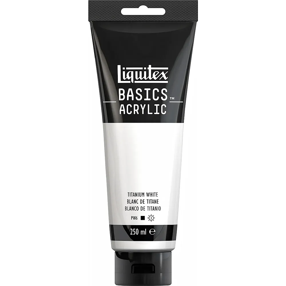 Liquitex Lqx Basics Acrylfarbe 250ml Tube Titanweiss - Suche