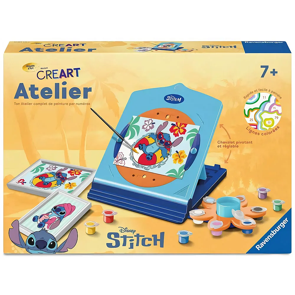 Ravensburger CreArt Lilo & Stitch Atelier Stitch FR