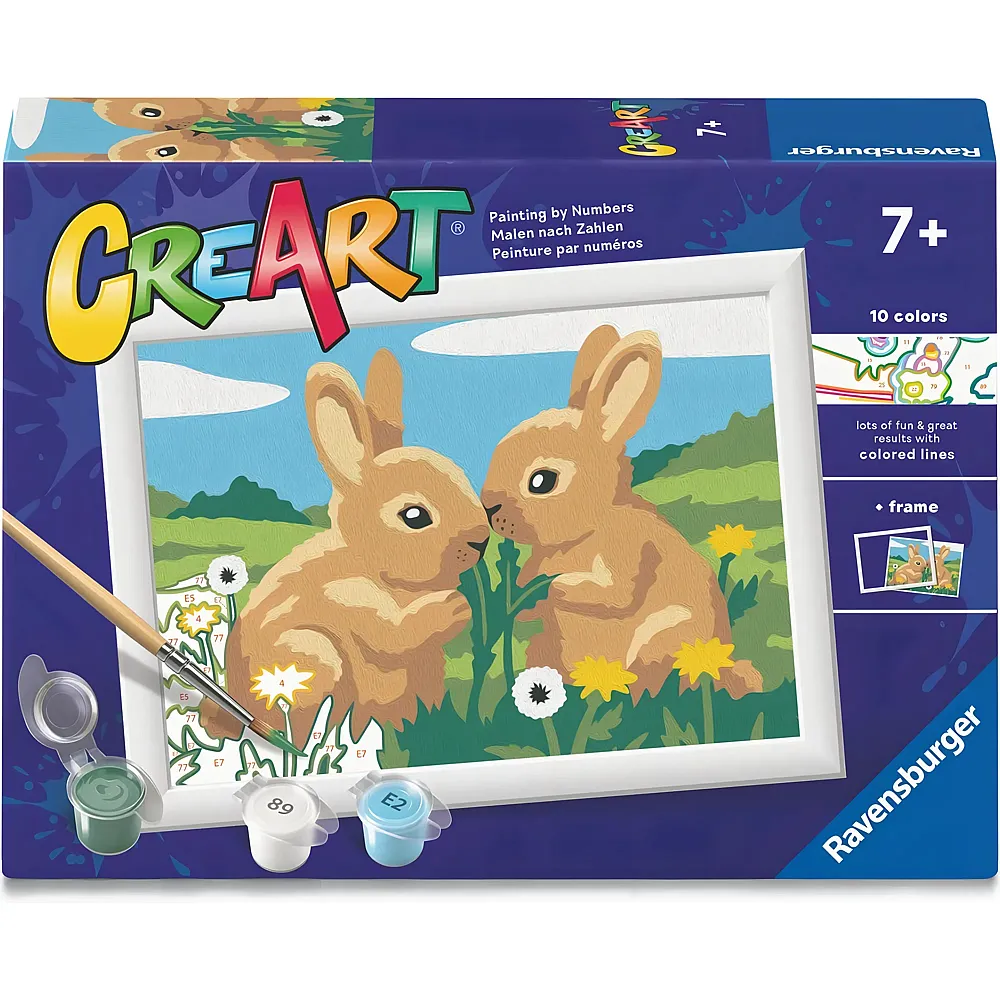Ravensburger CreArt Malen nach Zahlen - Kaninchen