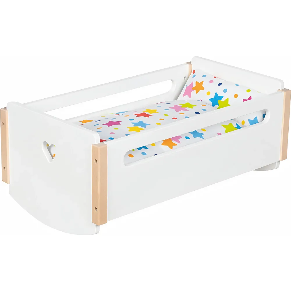 Goki Puppenwiege Herz 52.2 X 28.7 X 22 Cm