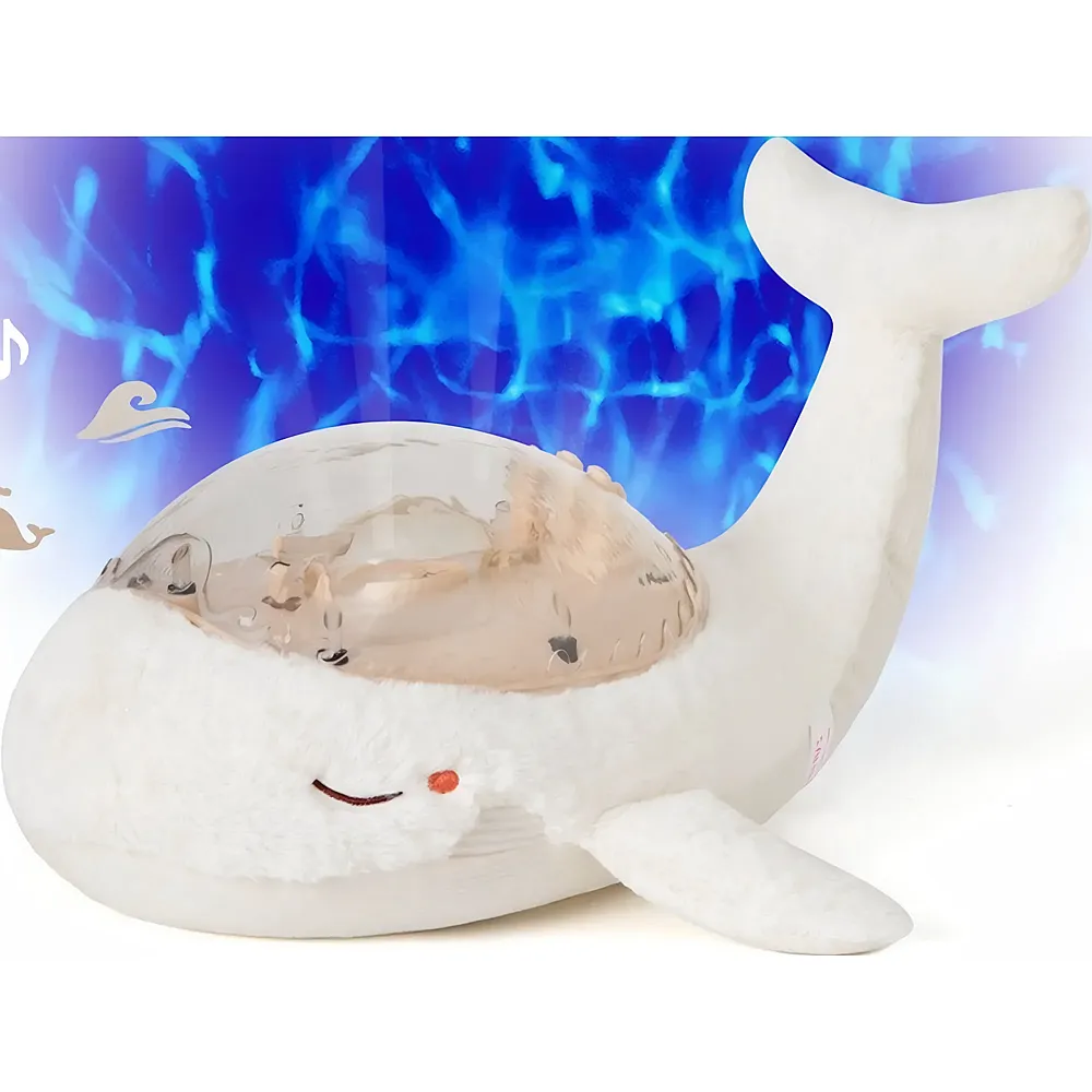 Cloud B Tranquil Whale - Nachtlicht Weiss wiederaufladbar