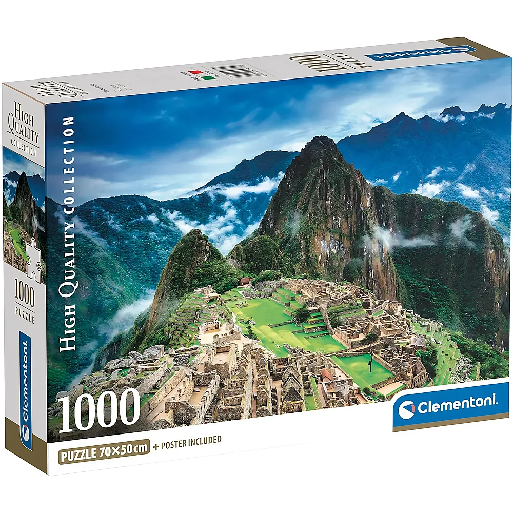 Clementoni Puzzle High Quality Collection Machu Picchu - 1000 Teile