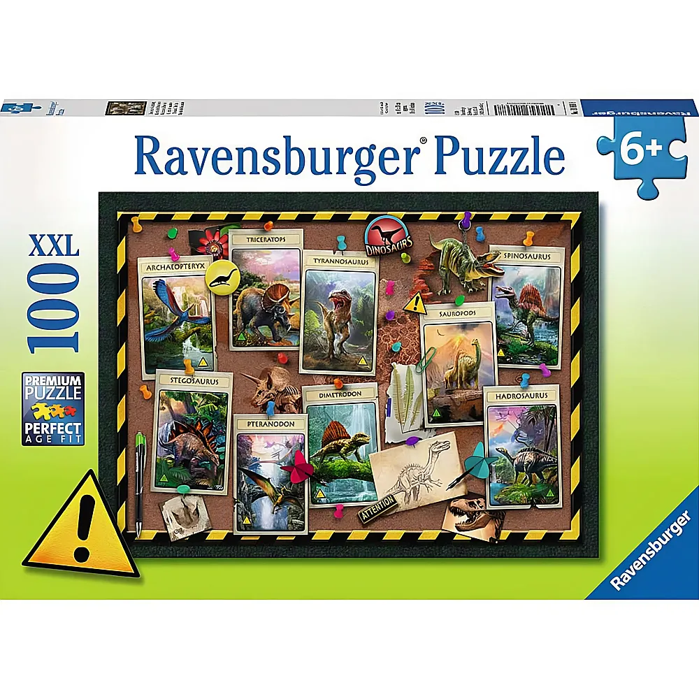 Ravensburger Puzzle Dinosaurier-Sammlung 100XXL