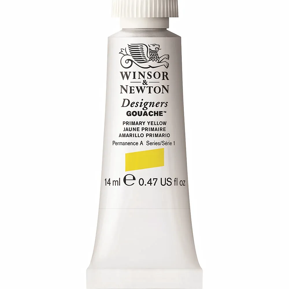 Winsor & Newton Designers Gouache W&n Designers Gouache 14ml Tube Primrgelb