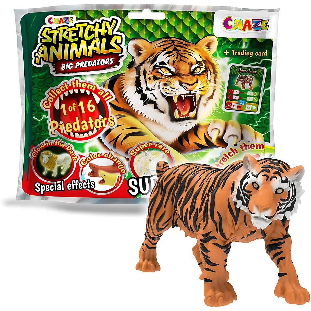 Craze Stretchy Animals Big Predators
