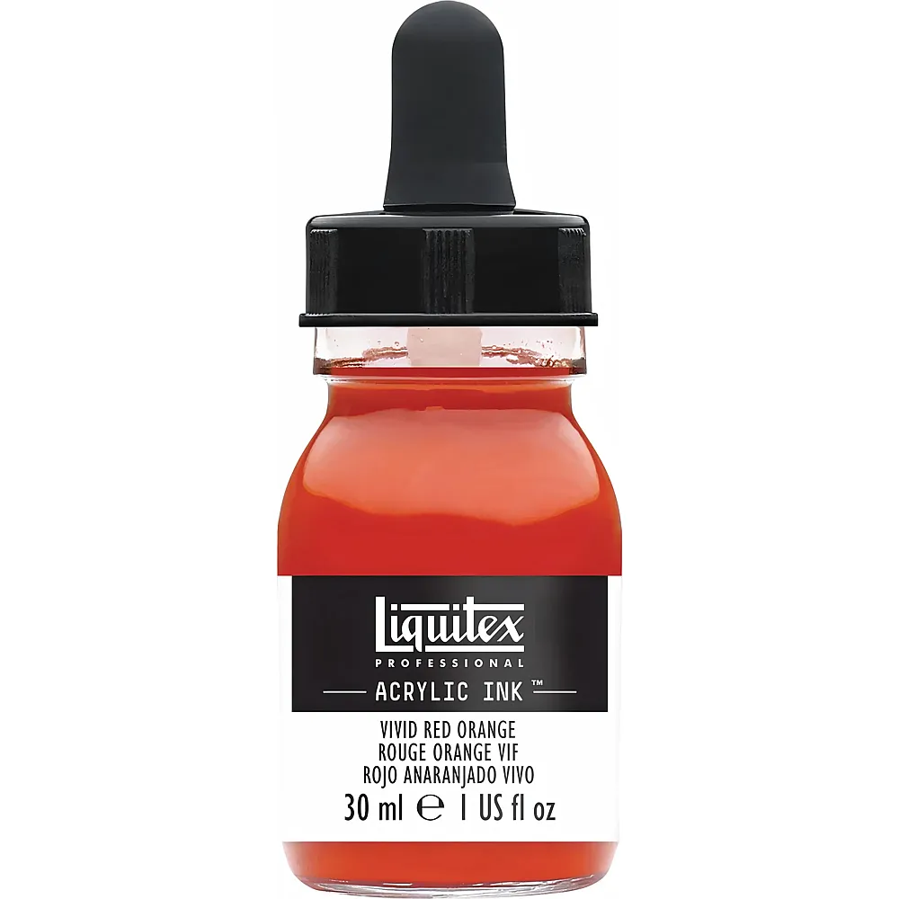 Liquitex Lqx Prof. Acrylic Ink 30ml Flasche Rotorange Leuchtend