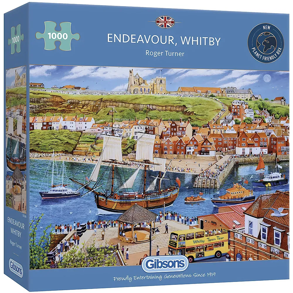 Gibsons Puzzle Roger Turner Endeavour, Whitby - 1000 Teile