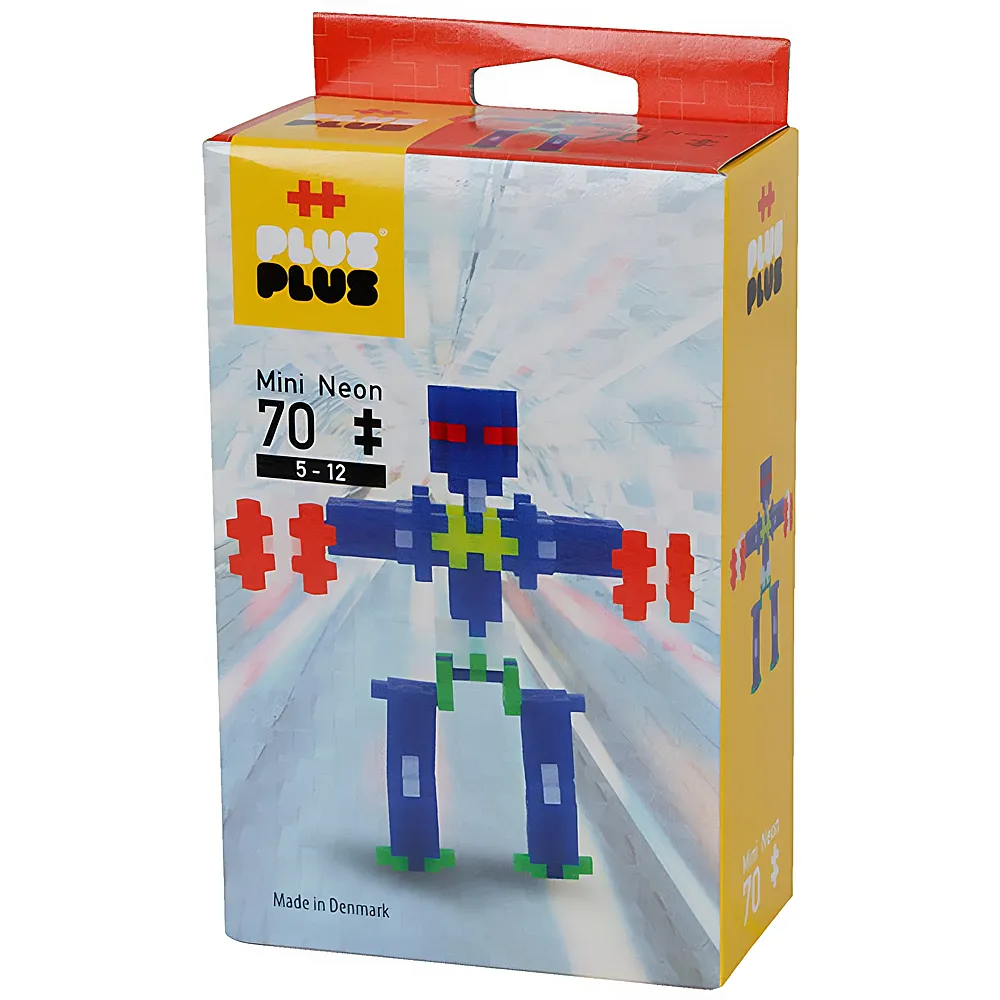 Plus-Plus Neon Robot 70Teile