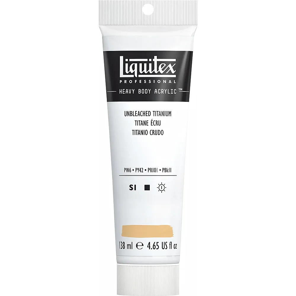 Liquitex Lqx Prof. Heavy Body Acrylfarbe 138ml Tube Ungebleichtes Tit