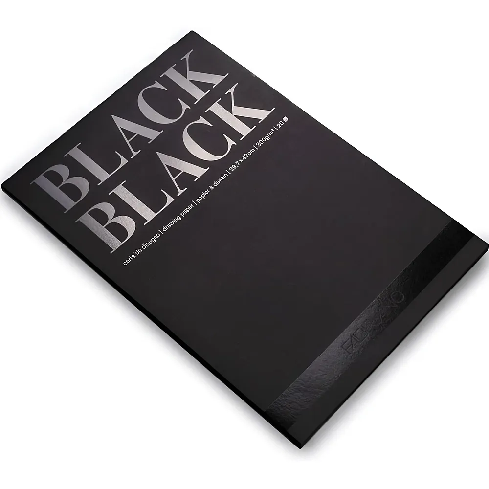 Fabriano K�nstlerpapier Black Black A3